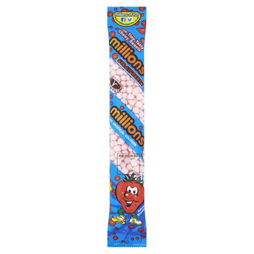 Millions tube de bonbons goût Fraise - Sweetie Market